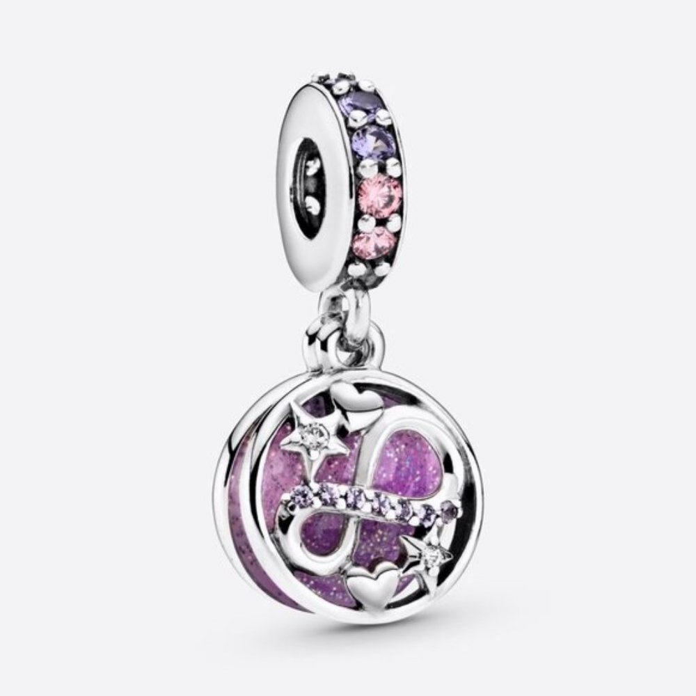 Pandora Hearts & Stars Dangle Charm